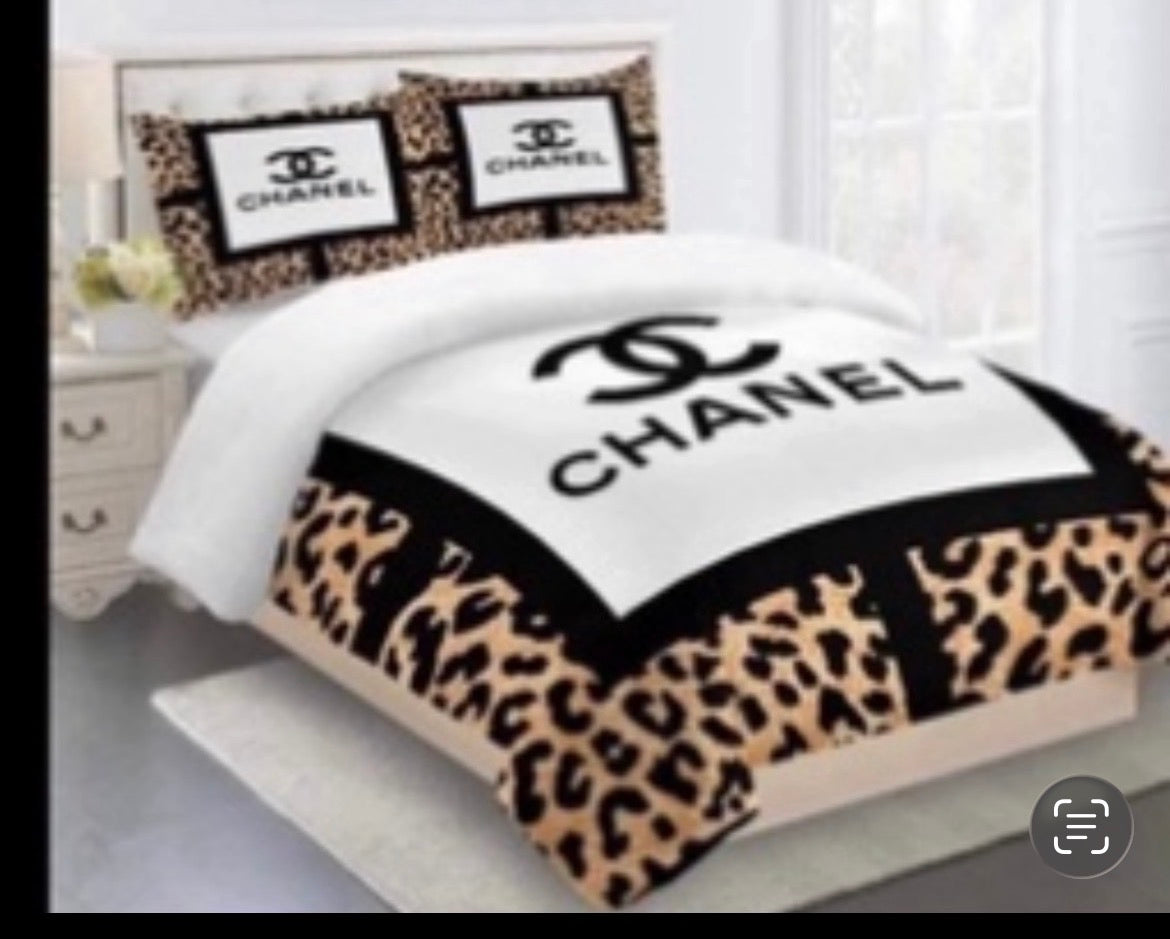 Trendy Cheetah Print 3PCS Bedding Set – Modern Luxury Bedroom Upgrade